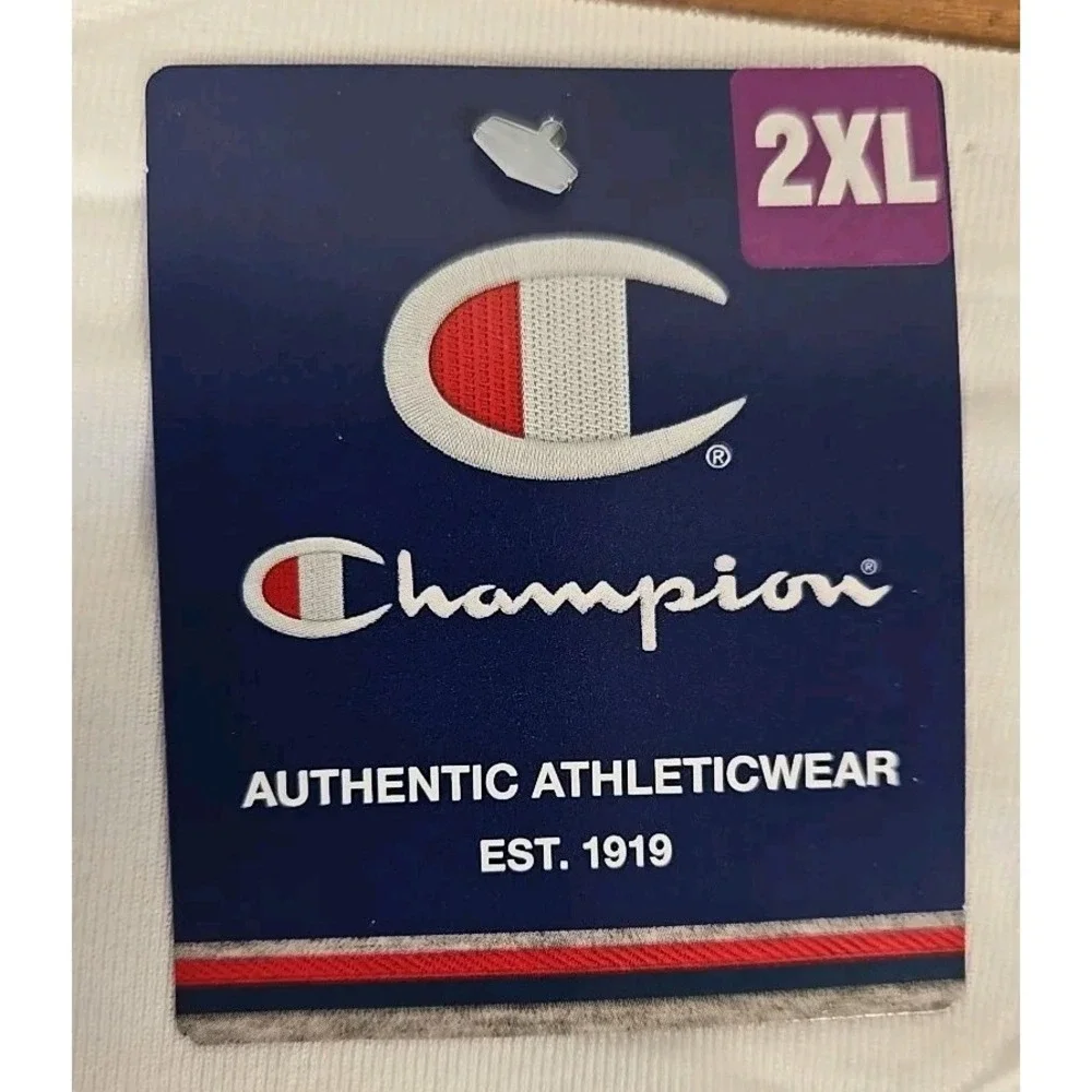 Champion Hi Cut Brief 2X Underwear Panties Sexy White Authentic Athleticwear NEW